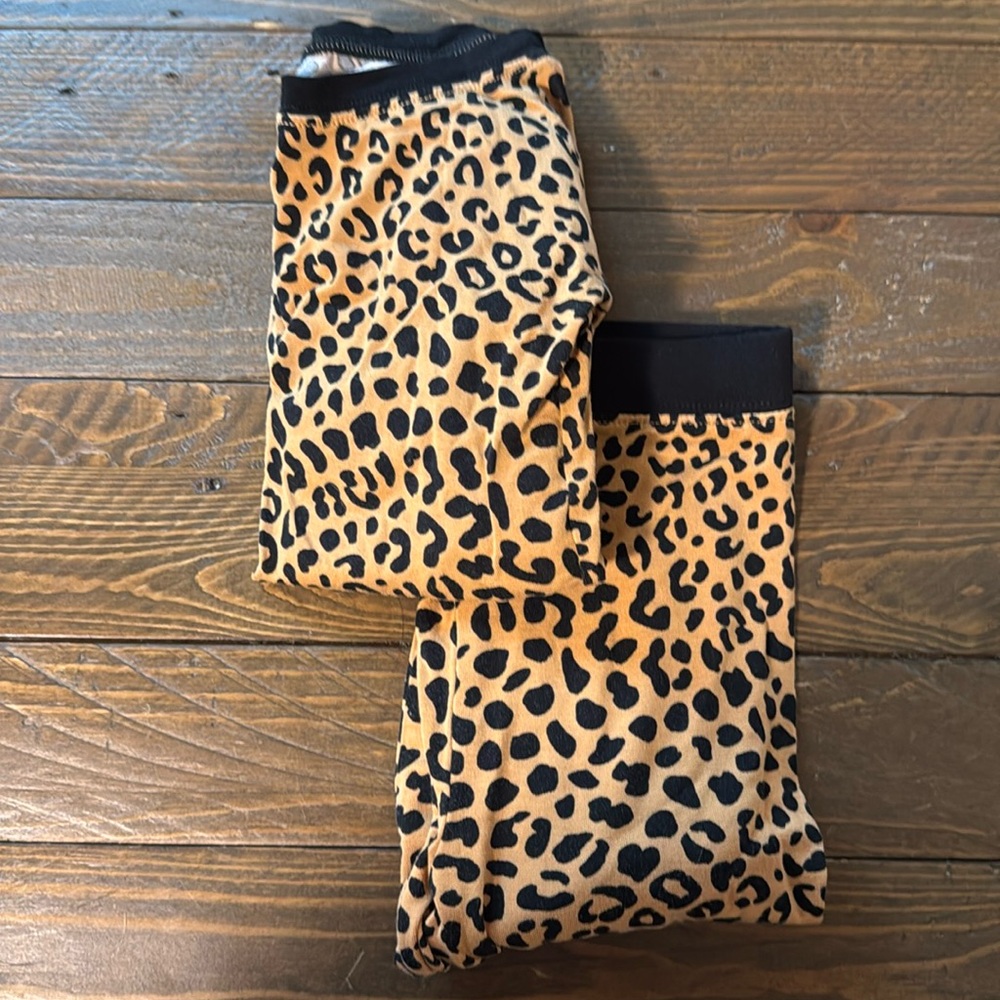 Little sleepies leopard two piece